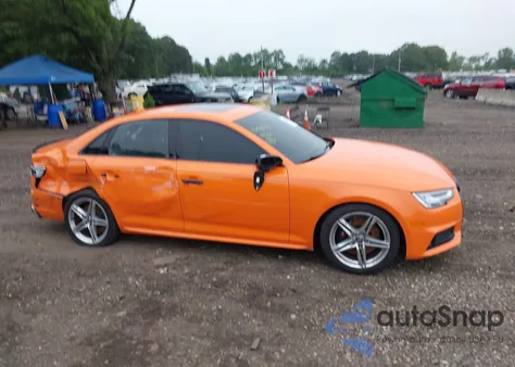 2018 Audi S4 Premium Plus из США, поврежденный, VIN WAUB4AF49JA001864